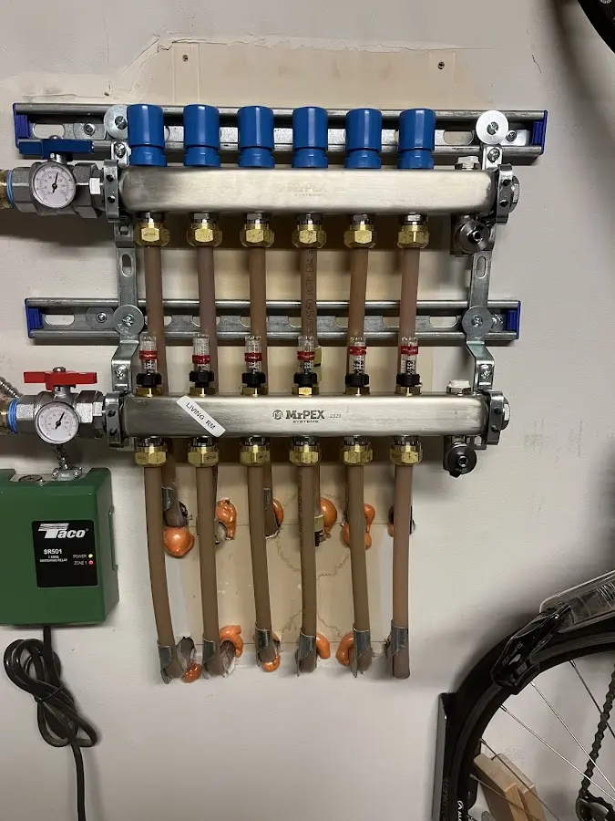 Plumber performing Gas Line Installation at a residential property in Arcadia